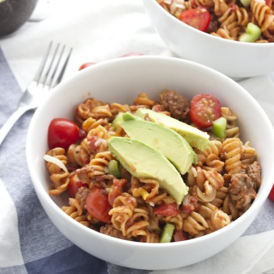 One Pan Fajita Pasta