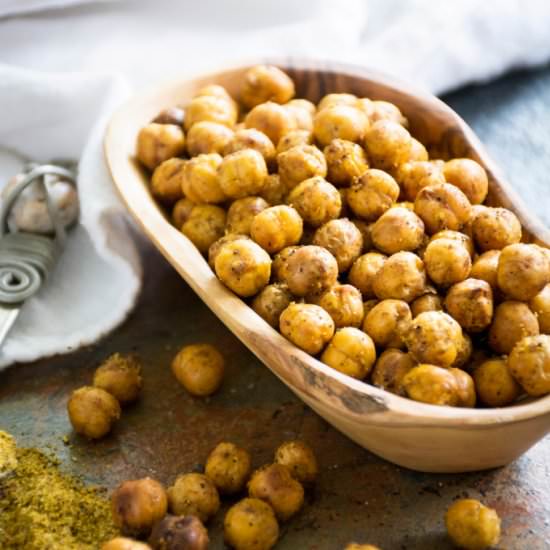 Berbere Roasted Chickpeas