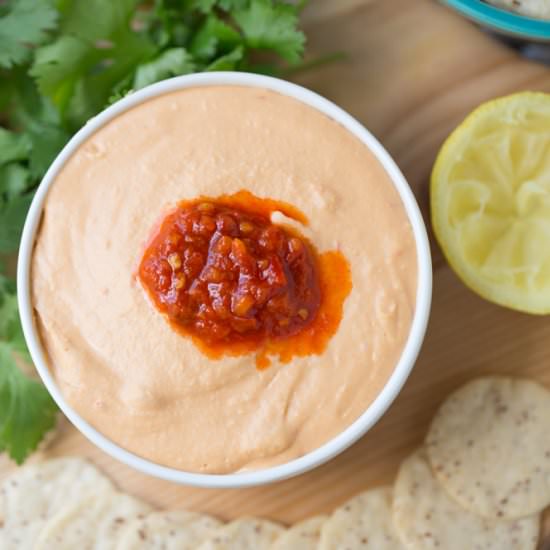 Harissa White Bean Hummus