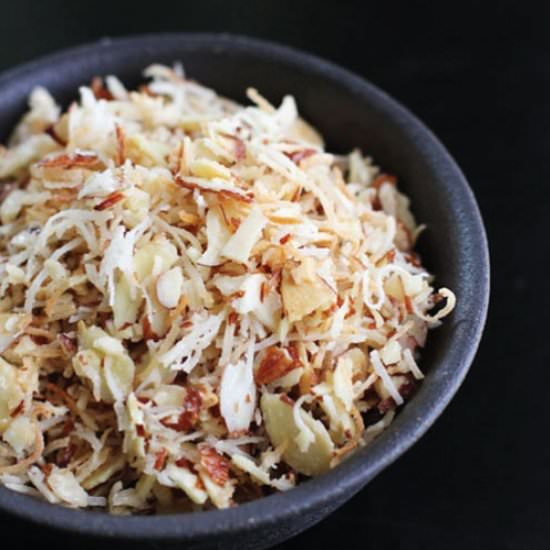 Candied Coconut Almonds