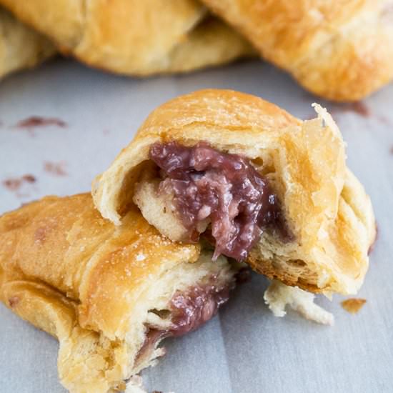 Cream Cheese Berry Almond Crescents