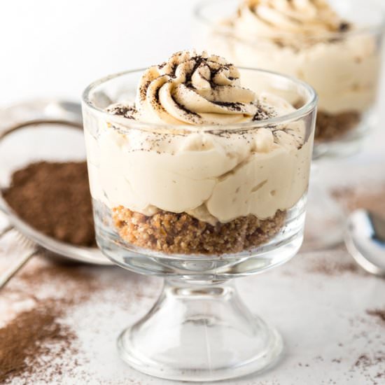 No Bake Tiramisu Cheesecake