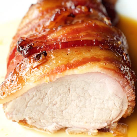 Bacon Wrapped Pork Tenderloin