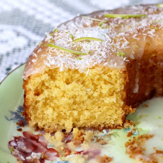Lime and Coconut Cake