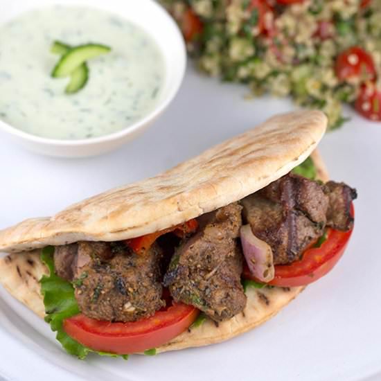 Savory Spiced Lamb Kabobs