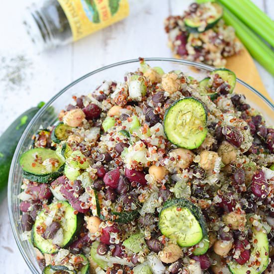 Dilled Bean and Quinoa Salad