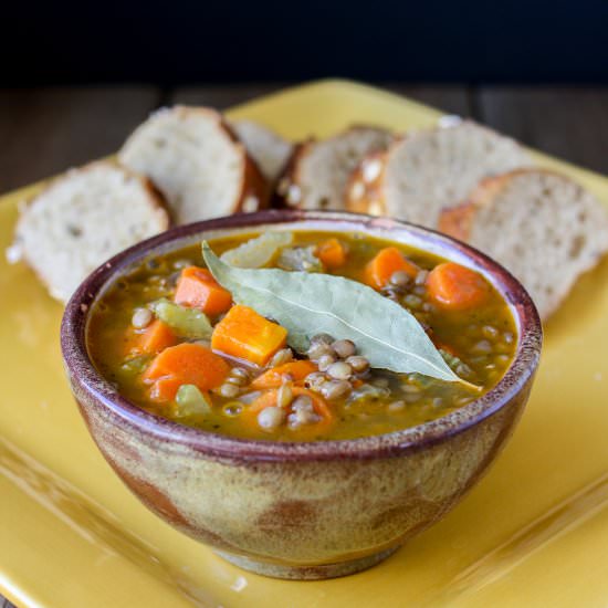 Greek Lentil Soup- “Fakes”