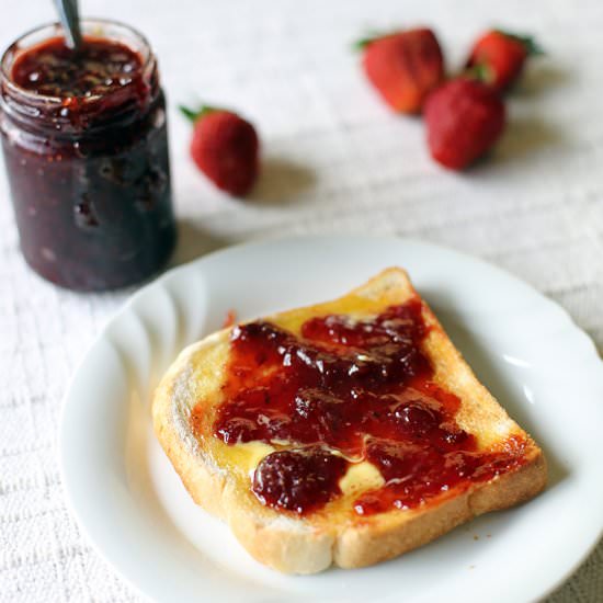 Three Ingredient Strawberry Jam