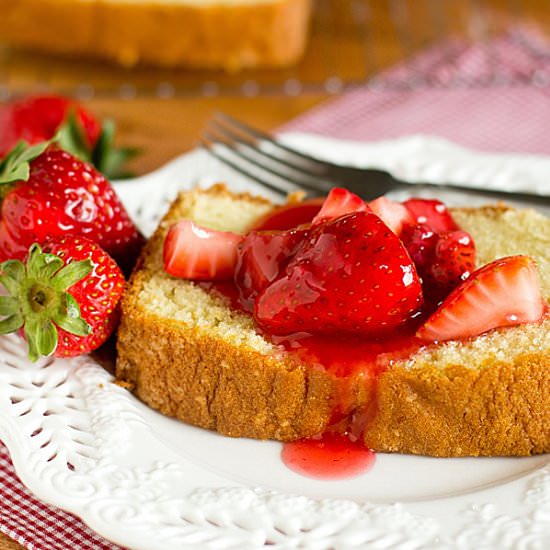Strawberry Yogurt Cake