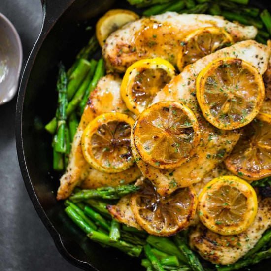 Lemon Chicken with Asparagus