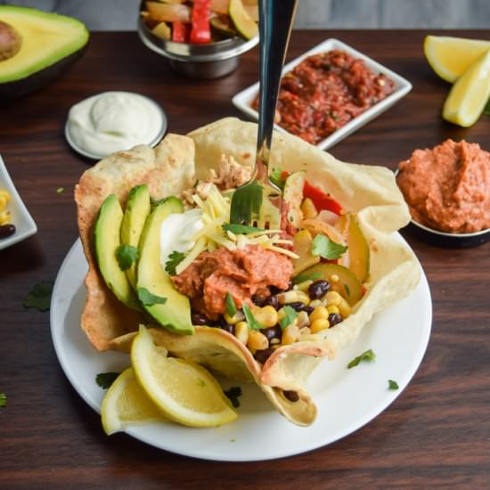 Chipotle Hummus & Fajita Veggie Taco