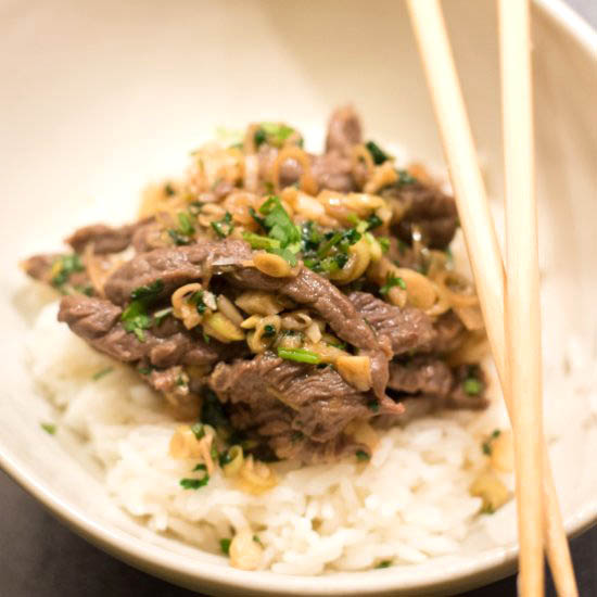 Stir Fry Beef with Lemon Grass