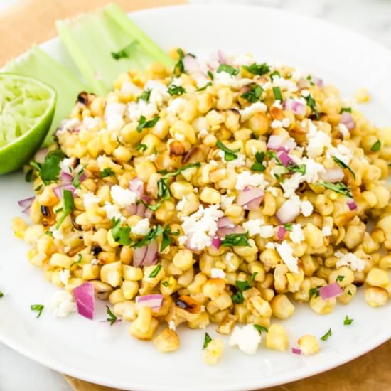 Grilled Mexican Street Corn Salad