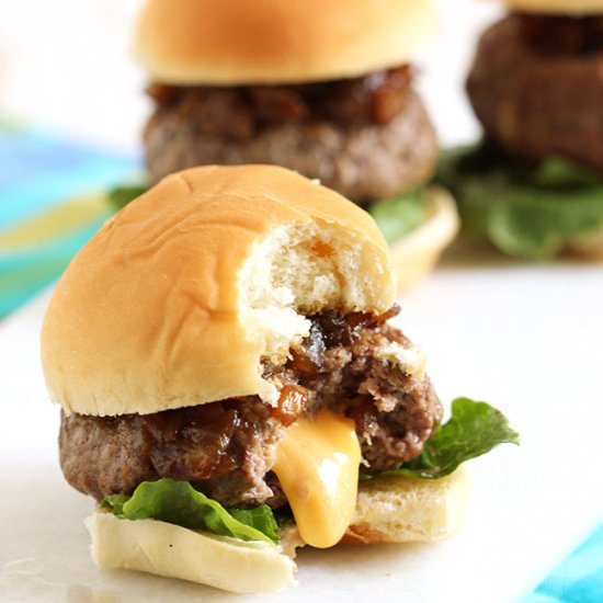 Cheese Stuffed Sliders