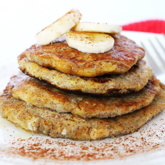 Three-Ingredient Banana Pancakes