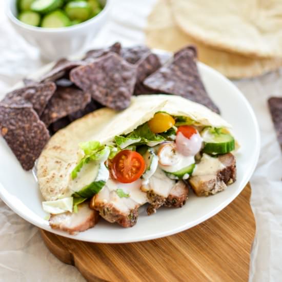 Pork Belly Gyros