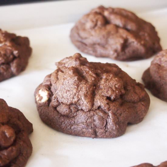 Giant Carob Cookies