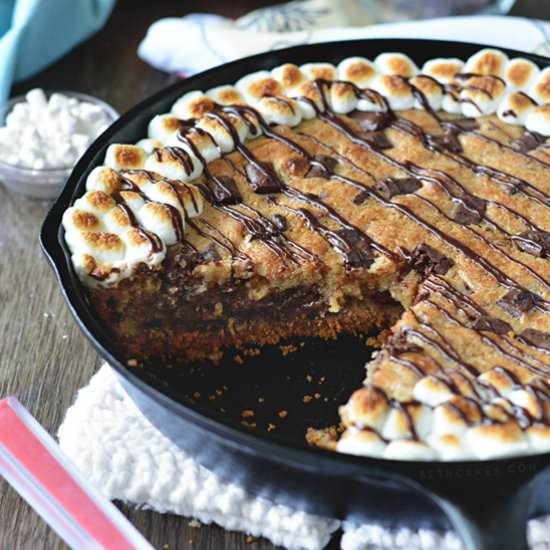 S’mores Skillet Cookie