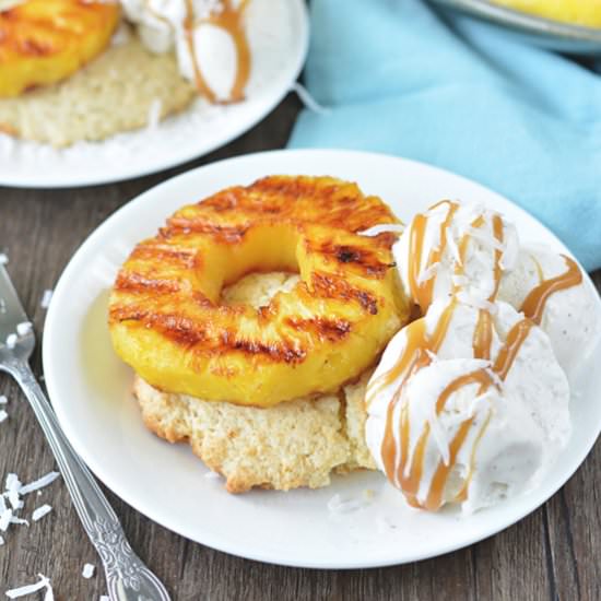 Grilled Pineapple Shortcakes
