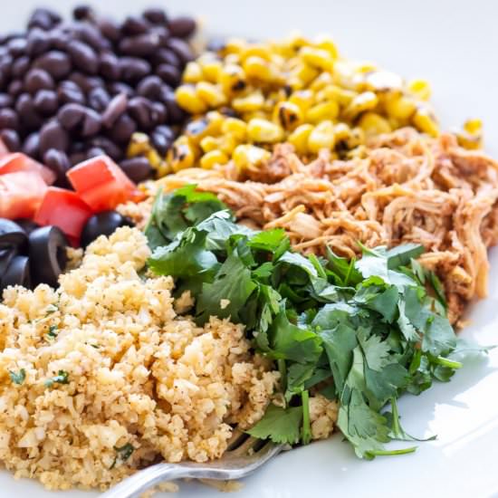 Chicken Enchilada “Rice” Bowls
