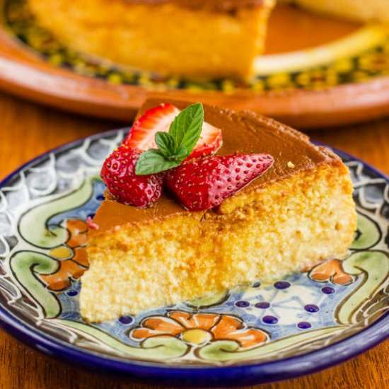 Cream cheese flan