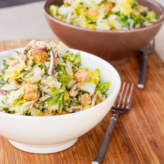 Romaine Salad w Chicken and Crouton
