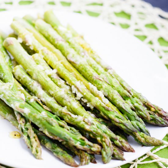 Roasted Lemon Parmesan Asparagus