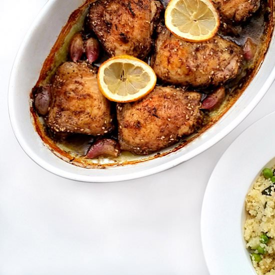 Za’atar and Lemon Chicken Roast
