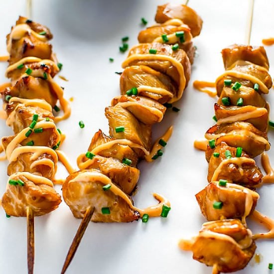 Teriyaki Chicken Kabobs