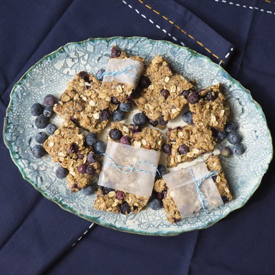 Vegan Blueberry Bars