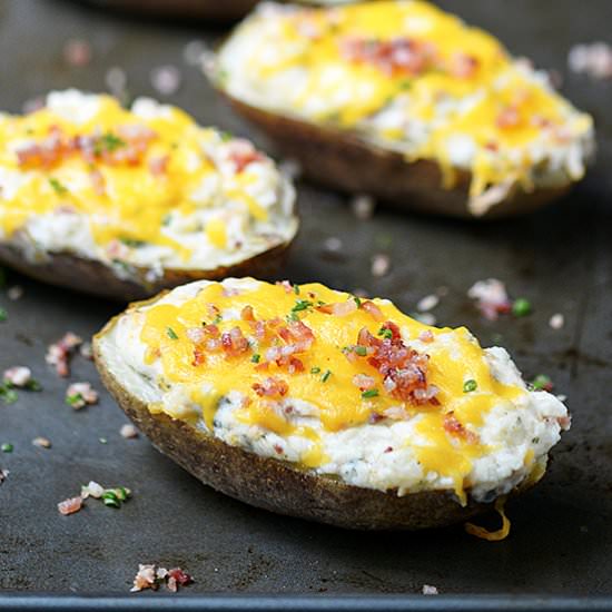Jalapeño Popper Twice Baked Potatoe