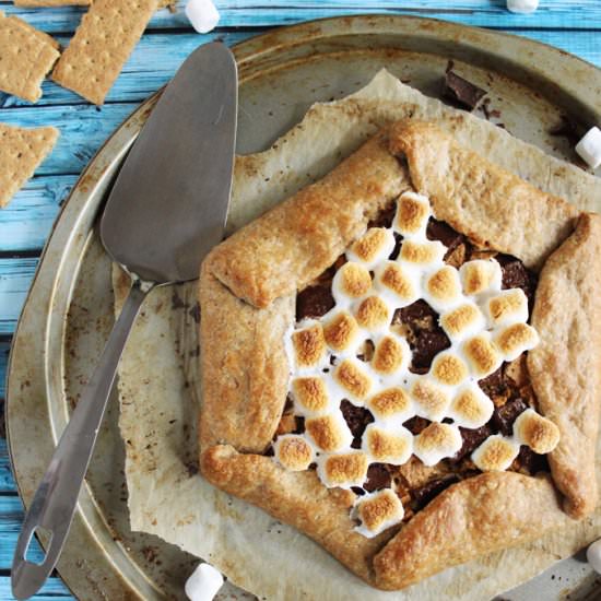 Peanut Butter S’Mores Galette