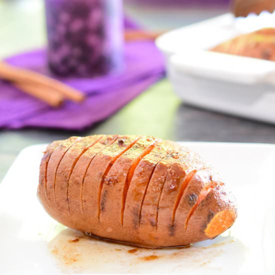 Hasselback Sweet Potatoes