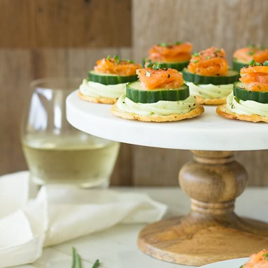 Smoked Salmon & Cucumber Bites
