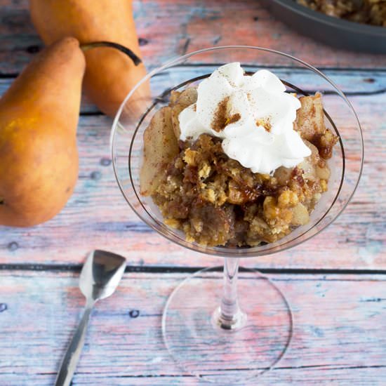 Pear Martini Crisp