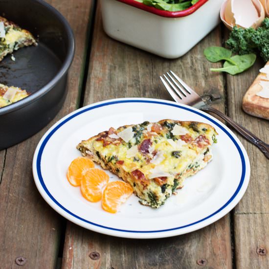 Bacon & Greens Frittata