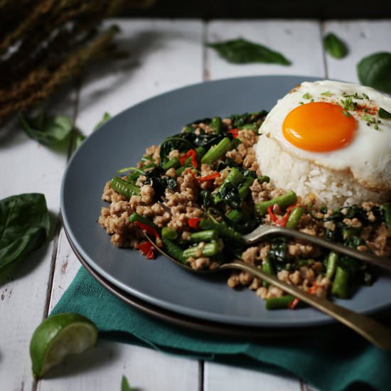 Thai Basil Minced Pork