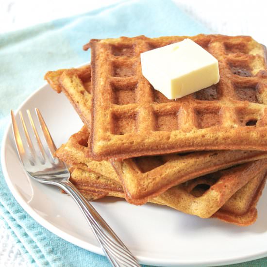 Gluten Free Pumpkin Waffles