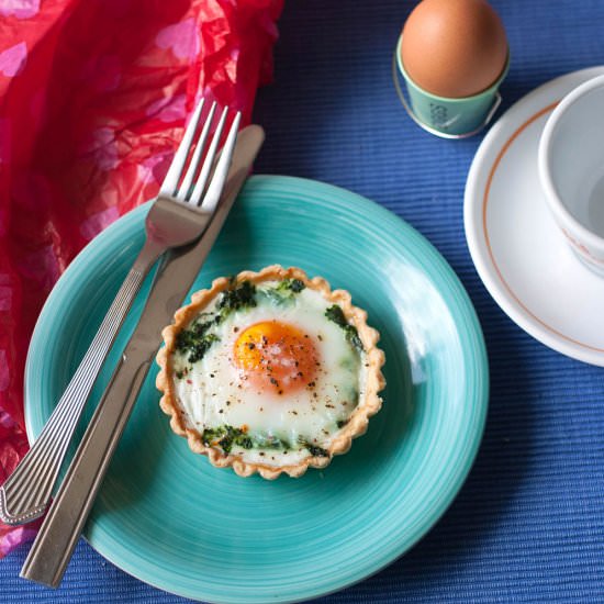 Egg & Spinach Breakfast Tartlets