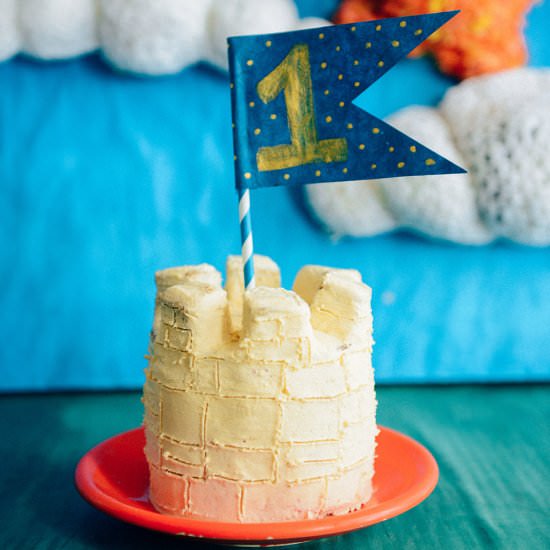 A Baby’s First Birthday Cake