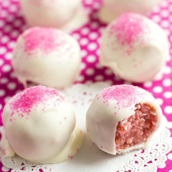Strawberry Cake Balls