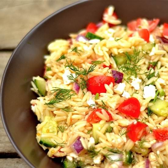 Greek Orzo Salad