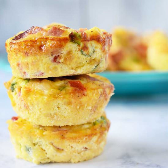 Cheesy Mini Frittatas