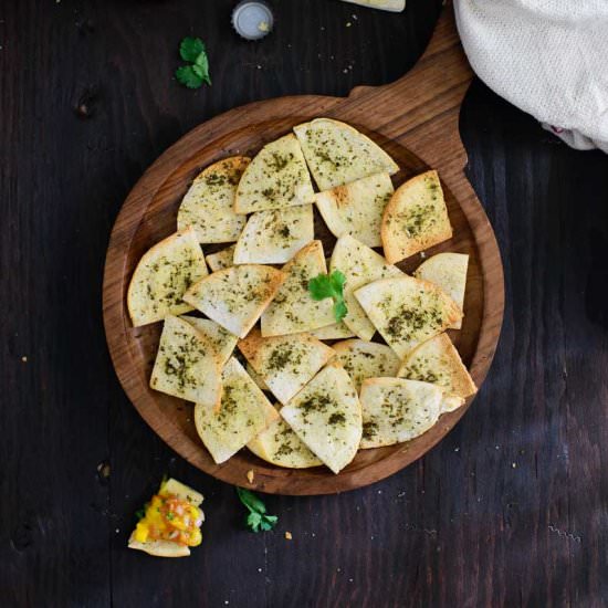 Za’atar Spiced Pita Chips