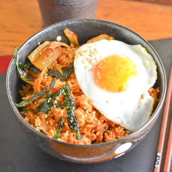 Bacon and Kimchi Fried Rice