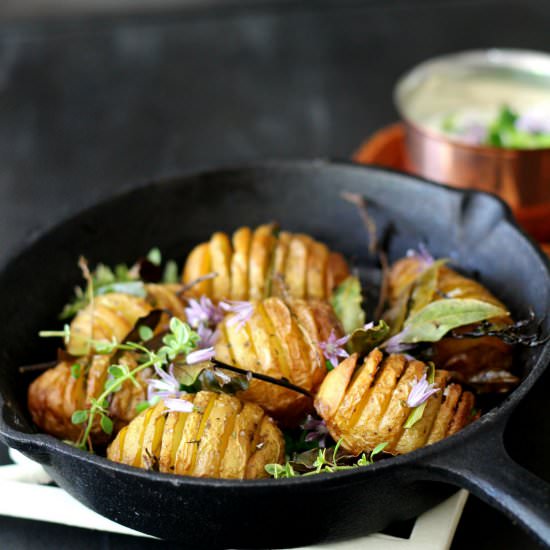 Hasselback Potatoes