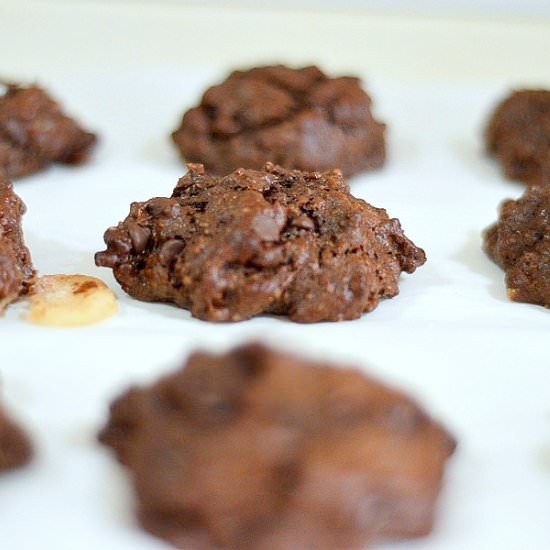 Chocolate Banana Oatmeal Cookies