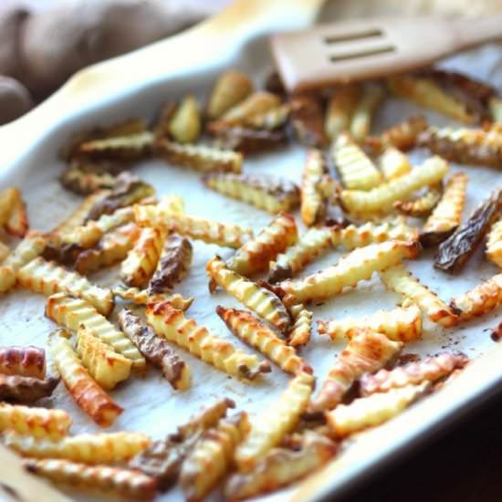 Baked Garlic French Fries