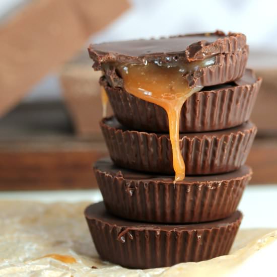 Homemade Caramel Cups