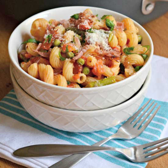 Asparagus Prosciutto Pasta
